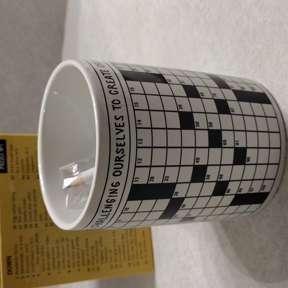 Philosophers Guide crossword puzzle mug. - Picture 2 of 10